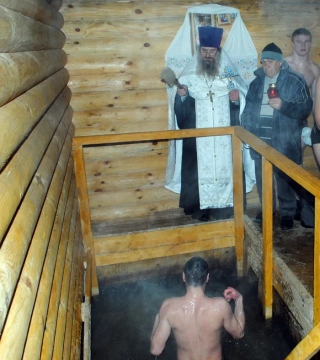 Великое освящение воды на источнике в селе Чернооково Великое освящение воды на источнике в селе Чернооково