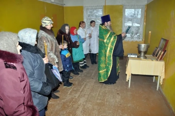 Освящение помещений ФАМП в селе Чернооково Климовского района Освящение помещений ФАМП в селе Чернооково Климовского района