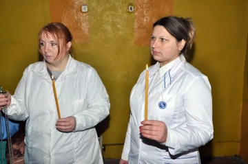 Освящение помещений ФАМП в селе Чернооково Климовского района Освящение помещений ФАМП в селе Чернооково Климовского района