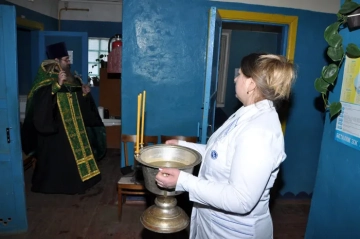 Освящение помещений ФАМП в селе Чернооково Климовского района Освящение помещений ФАМП в селе Чернооково Климовского района