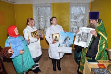 Освящение помещений ФАМП в селе Чернооково Климовского района Освящение помещений ФАМП в селе Чернооково Климовского района