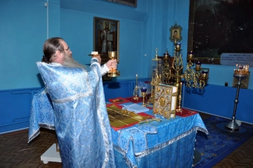 Молебен перед началом ремонтных работ