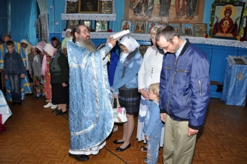 Молебен перед началом ремонтных работ