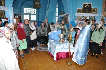 Молебен перед началом ремонтных работ