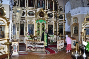 Божественная литургия в храме Чуда Архистратига Михаила г. Новозыбкова
