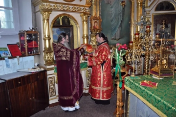 Божественная литургия в храме Чуда Архистратига Михаила г. Новозыбкова