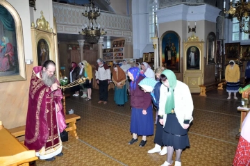 Божественная литургия в храме Чуда Архистратига Михаила г. Новозыбкова