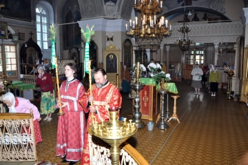 Божественная литургия в храме Чуда Архистратига Михаила г. Новозыбкова