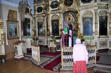 Божественная литургия в храме Чуда Архистратига Михаила г. Новозыбкова