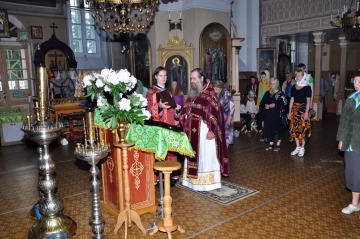 Божественная литургия в храме Чуда Архистратига Михаила г. Новозыбкова