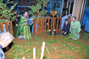 Праздник Пятидесятницы в храме