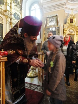 Великая вечерня в храме Чуда Архистратига Михаила г. Новозыбкова