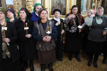 Соборование в храме Чуда Архистратига Михаила в Хонех г. Новозыбкова