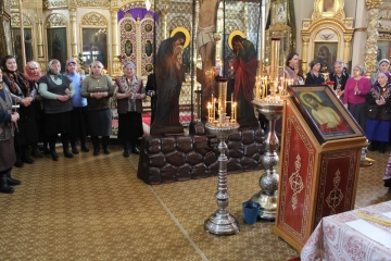 Соборование в храме Чуда Архистратига Михаила в Хонех г. Новозыбкова