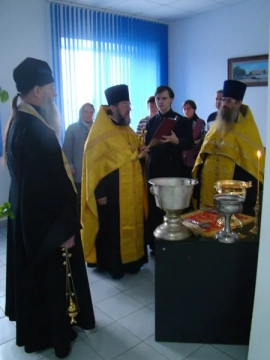 Освящение помещений здания администрации г. Новозыбкова