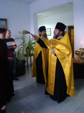 Освящение помещений здания администрации г. Новозыбкова