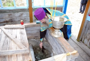 Водосвятный молебен в Синем Колодце