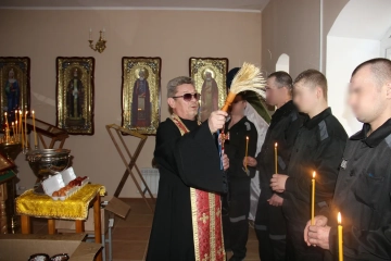 Новозыбковское благочиние. Пасхальное поздравление в СИЗО-2 г. Новозыбкова