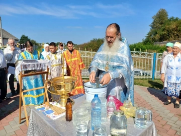 Молебное пение перед началом учения