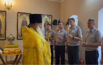 Молебное пение в исправительном учреждении